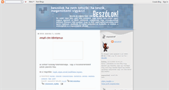 Desktop Screenshot of beszolok.eaposztrof.com